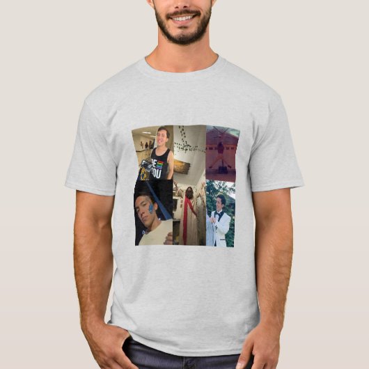 Herbas Collage-shirt T-shirt (Voorkant)