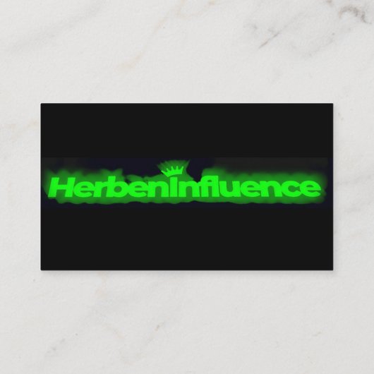 Herben Influence Visitekaartjes (Achterkant)