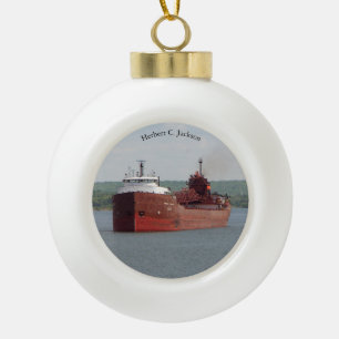Herbert C. Jackson ball of snowflake ornament