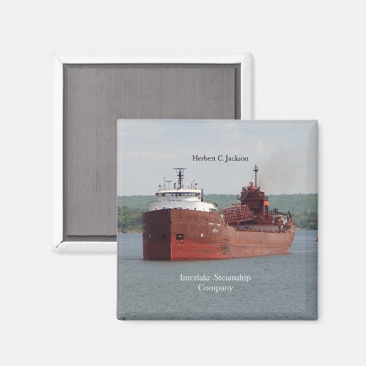 Herbert C. Jackson magnet (Voorkant / Achterkant)