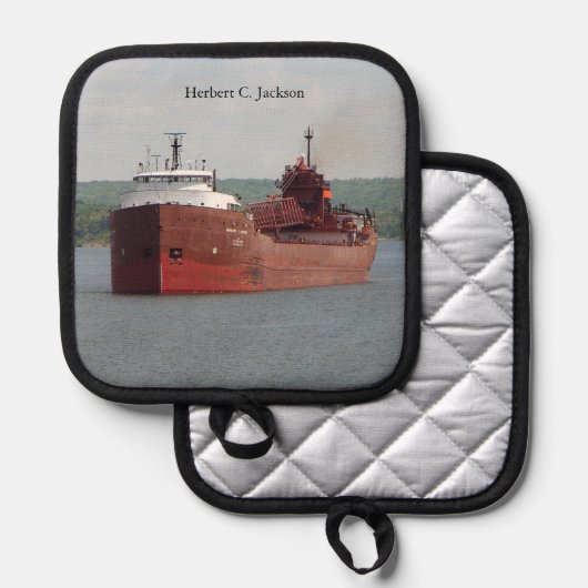 Herbert C. Jackson pothouder Pannenlap (Voorkant / Achterkant)