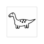 Herbert de dinosaurus houten stempel (Afrduk)