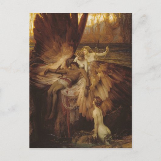 Herbert Draper-The Lament for Icarus Briefkaart (Voorkant)