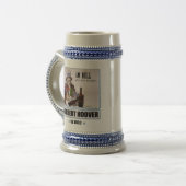 Herbert Hoover 1932 Campaign Stein Bierpul (Voorkant links)