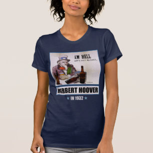 Herbert Hoover 1932 Campaign Women's Dark T-shirt