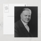 Herbert Hoover 31ste President Briefkaart (Voorkant / Achterkant)