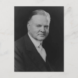 Herbert Hoover 31ste President Briefkaart