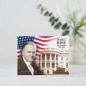 Herbert Hoover - 31ste President van de VS Briefkaart (Staand voorkant)