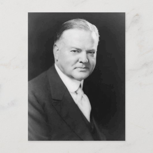 Herbert Hoover Briefkaart (Voorkant)