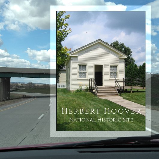 Herbert Hoover Childhood One Room Schoolhouse Briefkaart