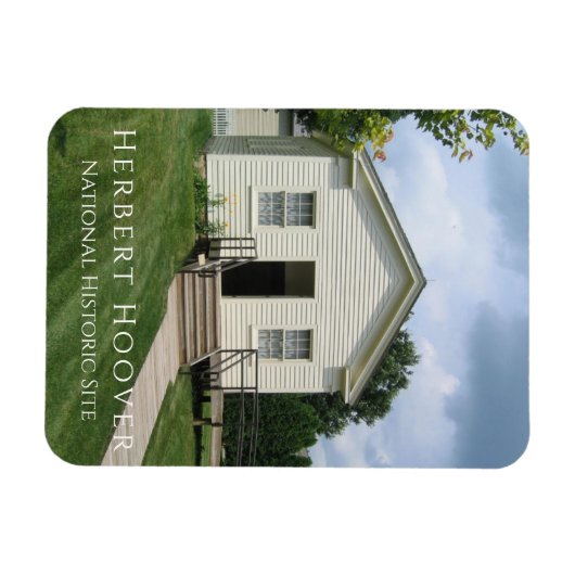 Herbert Hoover Childhood Schoolhouse, Iowa Magneet (Horizontaal)