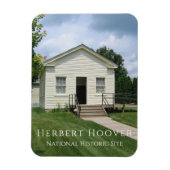Herbert Hoover Childhood Schoolhouse, Iowa Magneet (Verticaal)