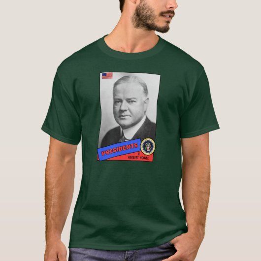 Herbert Hoover-honkaarten T-shirt (Voorkant)