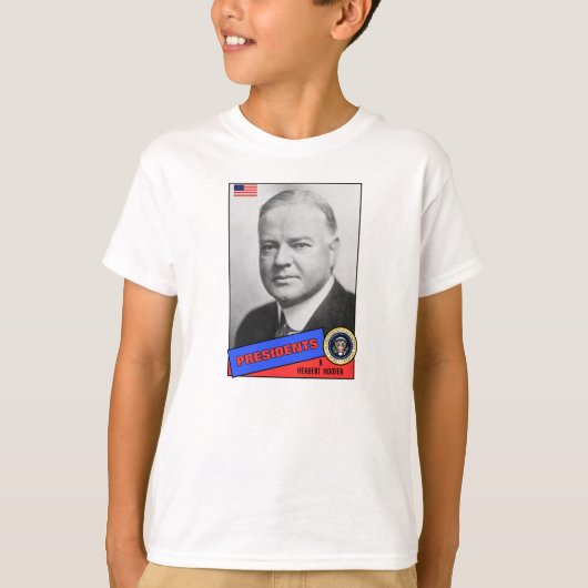 Herbert Hoover-honkaarten T-shirt (Voorkant)