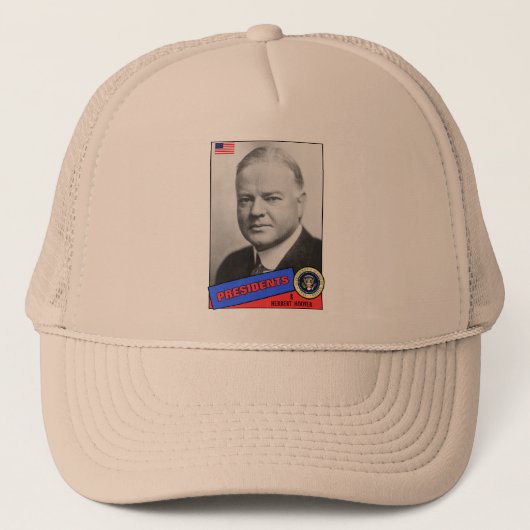Herbert Hoover-honkaarten Trucker Pet (Voorkant)