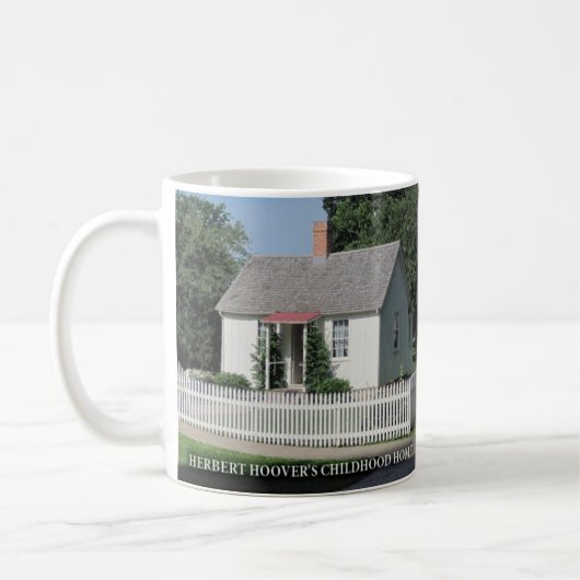 Herbert Hoovers Childhood Home Historische Mok (Links)