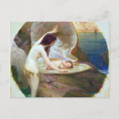 Herbert James Draper - A Water Baby 1900 Briefkaart (Voorkant)
