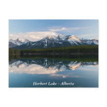 Herbert Lake, Alberta, Canada briefkaart