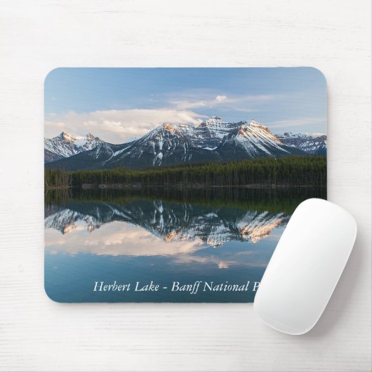 Herbert Lake, Alberta, Canada mousepad Muismat (Met muis)