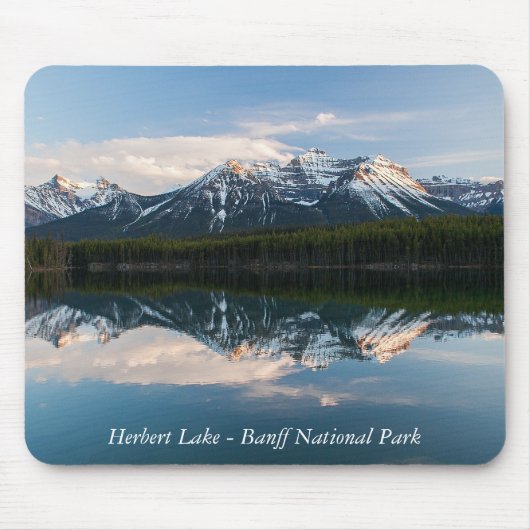 Herbert Lake, Alberta, Canada mousepad Muismat (Voorkant)