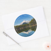 Herbert Lake, Banff NP, Canada Ronde Sticker (Envelop)