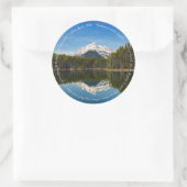 Herbert Lake, Banff NP, Canada Ronde Sticker (Tas)