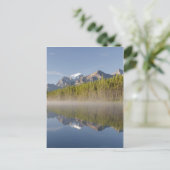 Herbert Lake bij Icefields Parkway Alberta Canada Briefkaart (Staand voorkant)