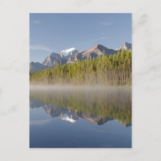 Herbert Lake bij Icefields Parkway Alberta Canada Briefkaart (Voorkant)