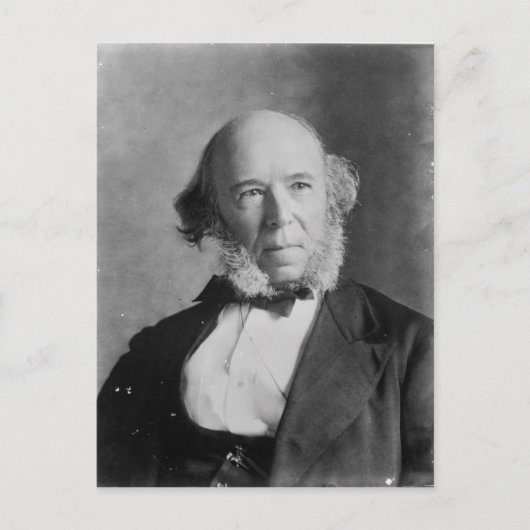 Herbert Spencer Briefkaart (Voorkant)