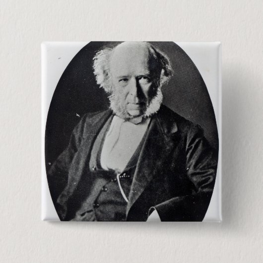 Herbert Spencer Vierkante Button 5,1 Cm (Voorkant)