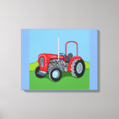 Herbert the Tractor Canvas Afdruk (Voorkant)