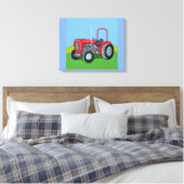 Herbert the Tractor Canvas Afdruk (Insitu (Slaapkamer))