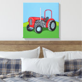 Herbert the Tractor Canvas Afdruk (Insitu (Slaapkamer))