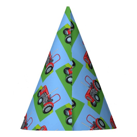 Herbert the Tractor Feesthoedjes (Achterkant)