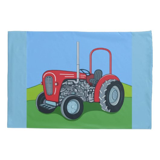 Herbert the Tractor Kussensloop (Achterkant)