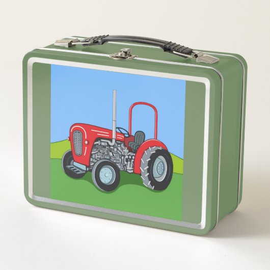 Herbert the Tractor Metal Lunch Box (Voorkant)