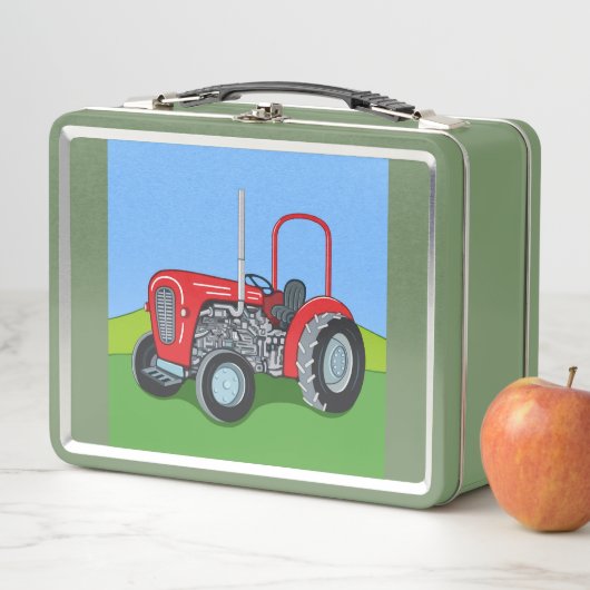 Herbert the Tractor Metal Lunch Box (In situ)