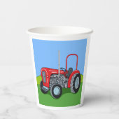 Herbert the Tractor Papieren Bekers (Achterkant)