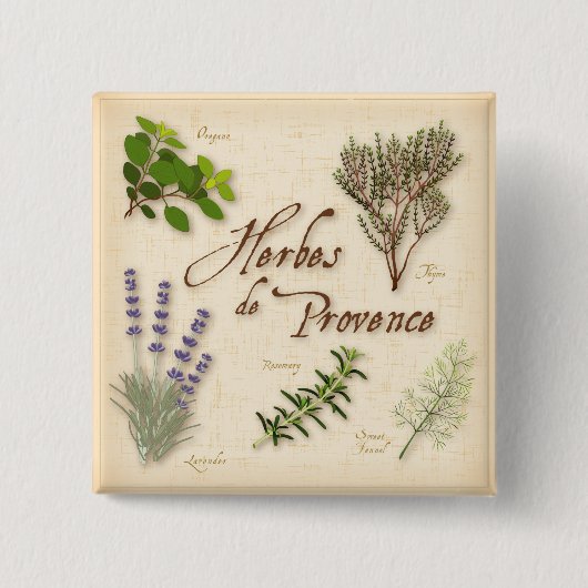 Herbes de Provence Button (Voorkant)