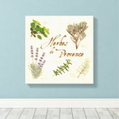 Herbes de Provence Canvas Art (Insitu (Houten vloer))