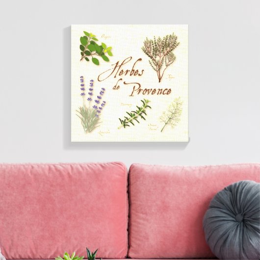 Herbes de Provence Canvas Art (Insitu (Woonkamer))