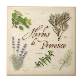 Herbes de Provence Ceramic Tile Tegeltje
