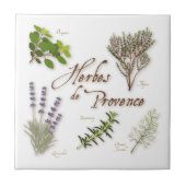 Herbes de Provence Ceramic Tile Tegeltje (Voorkant)