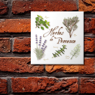Herbes de Provence Keramische Tegel Tegeltje