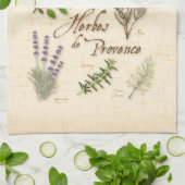 Herbes de Provence Kitchen Towel Theedoek (Gevouwen)