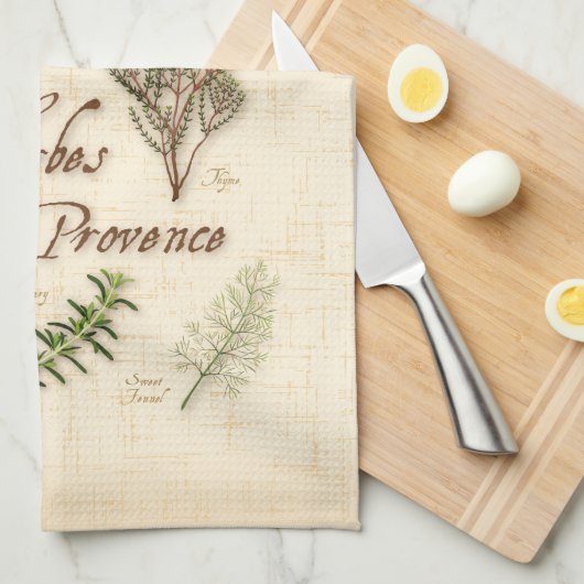 Herbes de Provence Kitchen Towel Theedoek (Quarter Fold)