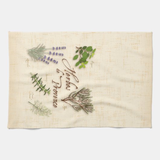 Herbes de Provence Kitchen Towel Theedoek (Horizontaal)