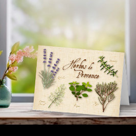 Herbes de Provence Recept Wenskaart