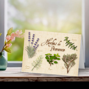 Herbes de Provence Recept Wenskaart