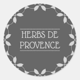 Herbes de Provence Spice Jar Label